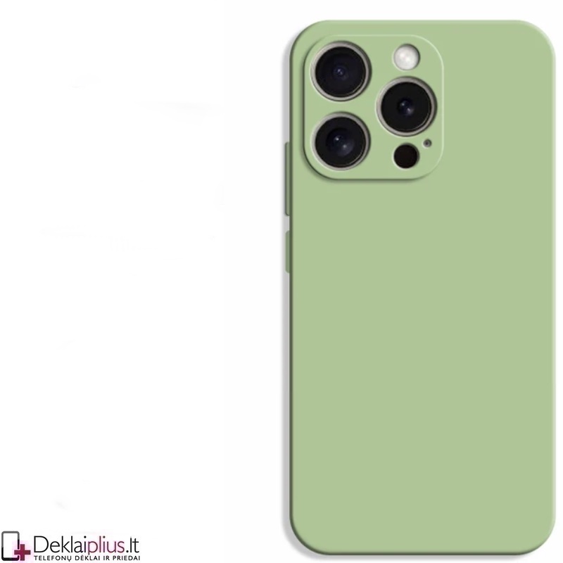 Liquid Air silikoninis šviesiai žalias dėklas - su kameros apsauga (Apple Iphone 16 Pro) Liquid Air silikoninis šviesiai žalias dėklas - su kameros apsauga (Apple Iphone 16 Pro)